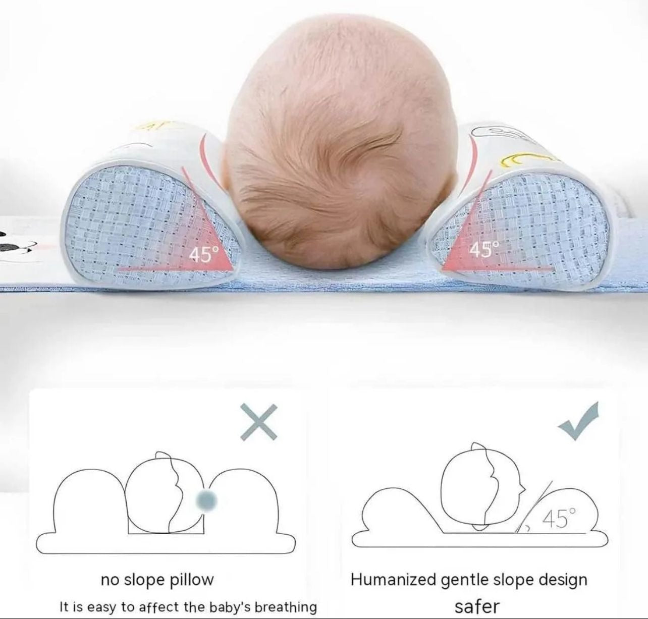 Adjustable Baby Shaping Head Support Pillow for Optimal Comfort and Head Shape      1 reviews