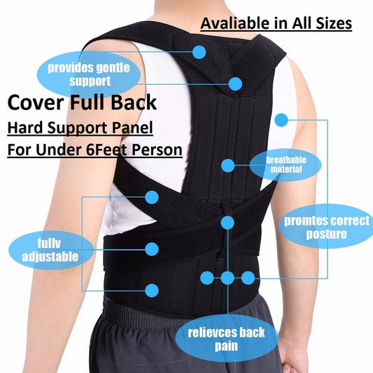 Adjustable Posture Corrector Back Support Belt